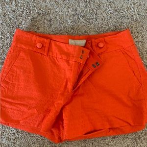 Orange women’s shorts